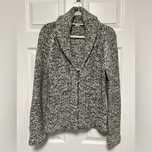 J.Crew Handknit wool/lambs wool blend jacket -sweater women's size Medium